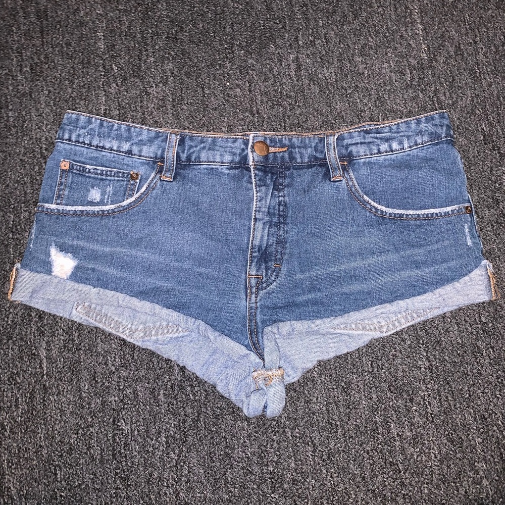 Free people jean shorts